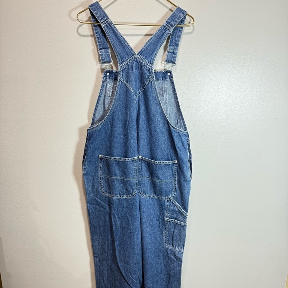Vintage Y2K Gloria Vanderbilt baggy denim overalls blue size large - Picture 5 of 5